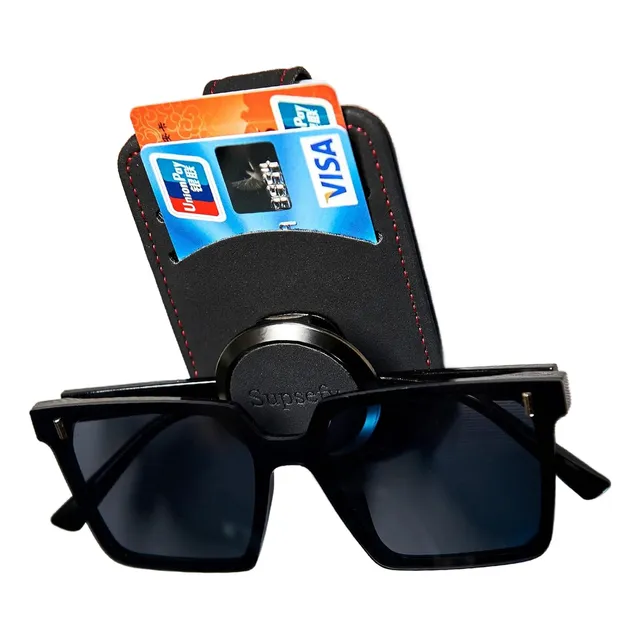 Supsefy Holder Porta Gafas Y Documentos Para Carro Auto