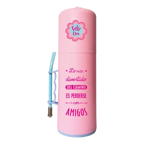 Termo Mate Autocebante Automatico Con Bombilla Dia Del Amigo