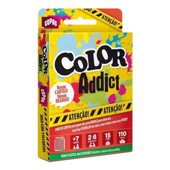 Jogo De Cartas Color Addict Brinquedo - Copag