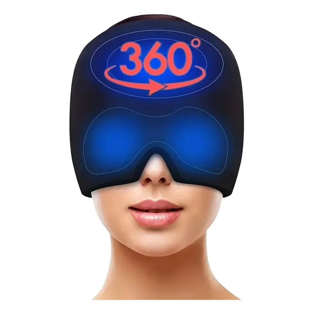 Gorro Gel Alivio Migraña Dolor Cabeza Compresa Frio Caliente