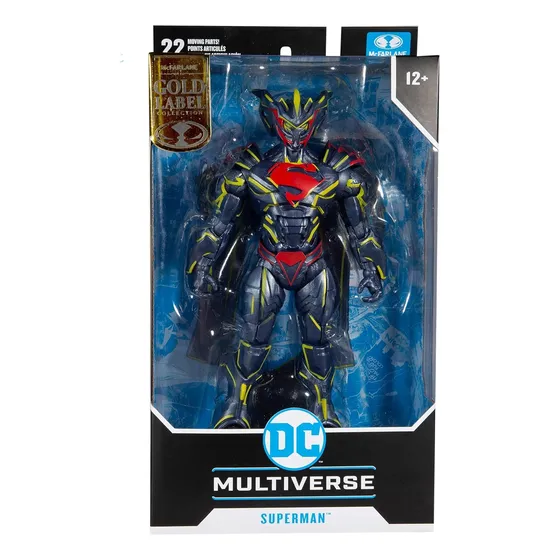 Figura Dc Superman Energized Unchained Armor (gold Label)