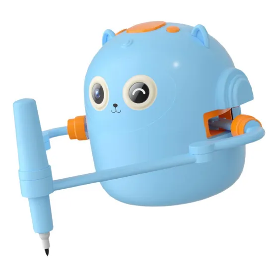 Crianças Desenho Robô Aprendizagem Brinquedo Com 100 Azul