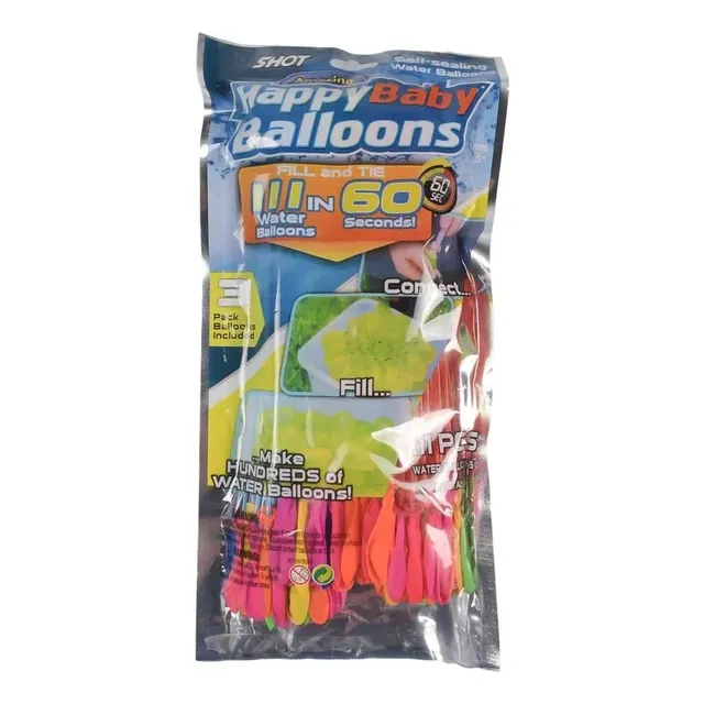 Globos De Agua Mágicos Llenado Rápido Carnavales Piscina
