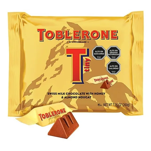 Toblerone Chocolate Leche Bolsa Mini 200 Grs