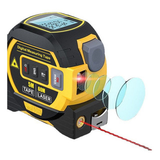 Telêmetro A Laser 3 Em 1 5m Fita Métrica Régua Display Lcd 6 Telêmetro A Laser 3 Em 1 5m Fita Métrica Régua Display Lcd 6