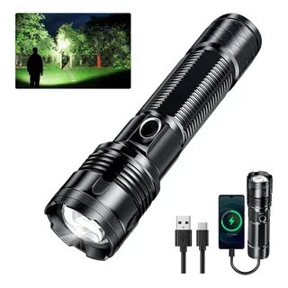 Lanterna TĂĄtica Led Zoom 99000 Lm RecarregĂĄvel Potente Lanterna TĂĄtica Led Zoom 99000 Lm RecarregĂĄvel Potente