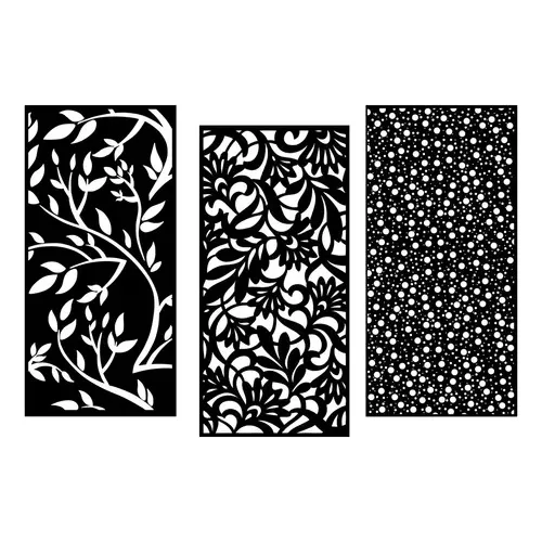 Chapa Decorativa Perforada 1200x600x0.7 Diseños Originales