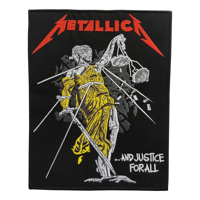 Parche Bordado Metallica And Justice For All Banda Album