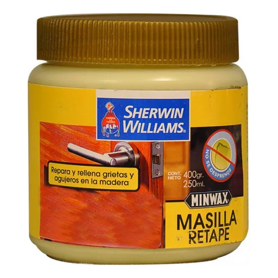Masilla De Retape Roble 250ml Minwax Sherwin Williams