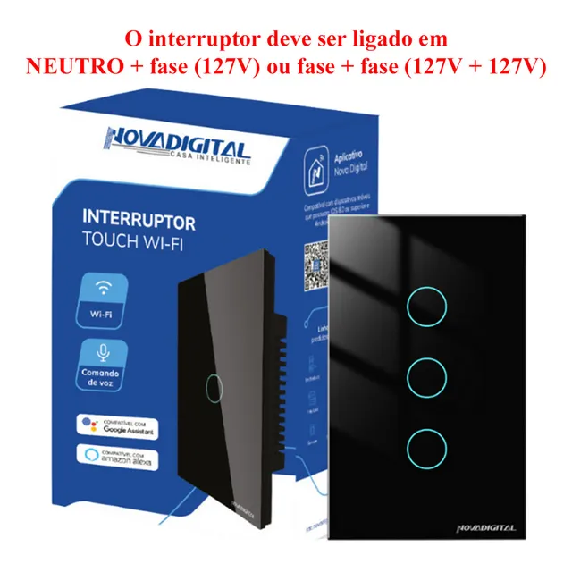 NovaDigital Lite BR (3 teclas)