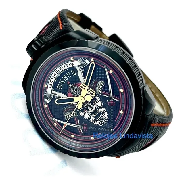 Reloj Bomberg Edición Limitada Automático Seminuevo Samurai