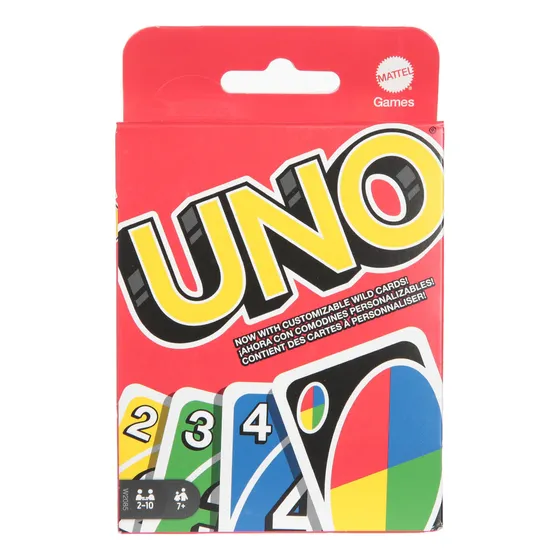Uno Juego De Cartas Clásico Original Mattel 2 A 10 Jugadores