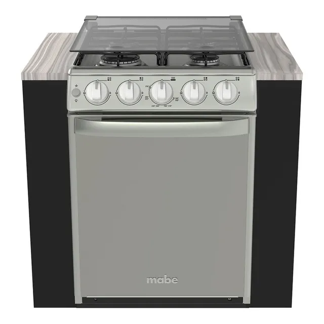 Estufa Empotrable Mabe 50cm Emc5044caigrafito 4 Quemadores