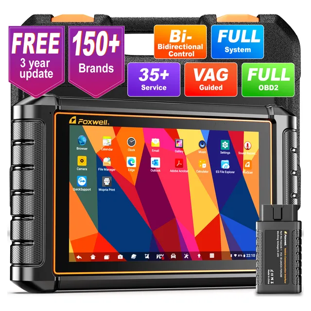 Escáner Automotriz Foxwell Nt909 Canfd Fca Ecu Programar