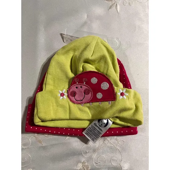 Set Gorros Para Bebés Niñas (2unidades) Para 12 -24 Meses