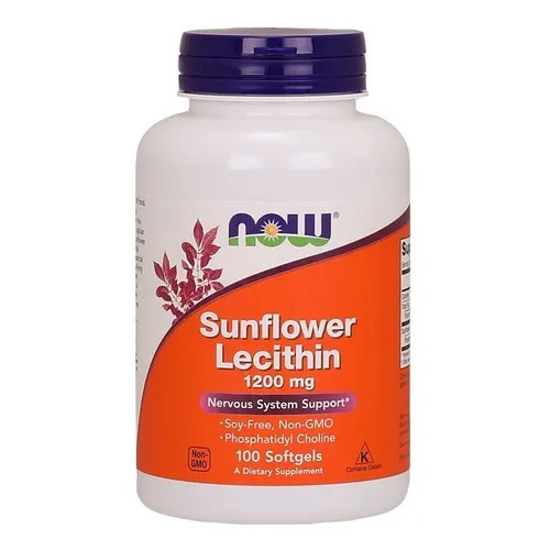 Now Foods Lecitina De Girasol 1200 Mg Fosfatidilcolina Sabor Sin Sabor