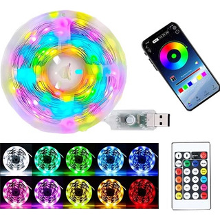 De Luces Led Rgb De 5m Con Bluetooth Usb Con App Control De Luces Led Rgb De 5m Con Bluetooth Usb Con App Control
