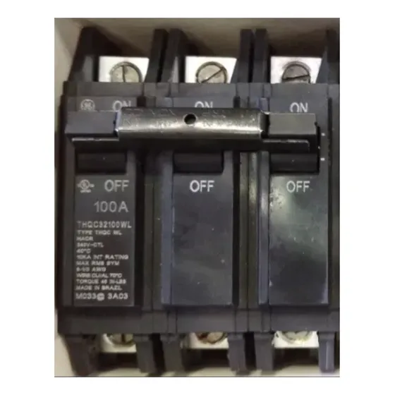 Breaker Superficial 3x100a General Electric