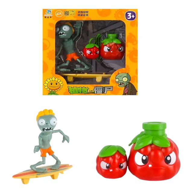 Plantas Vs Zombies Figuras Articuladas Hd Originales En Caja