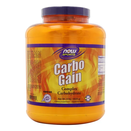 Now Sports Nutrition, Carbo Gain (maltodextrina), 8 Libras