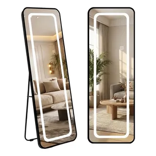 Espejos Led Touch Espejo Pared Tocador Baño Vestidor 3 Luces Rectangular - 115x35