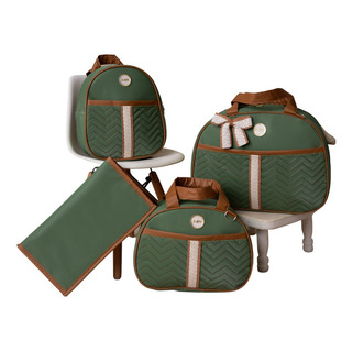 Kit 4 Peças SaĂda Maternidade Mala Com Mochila Laço Kit 4 Peças SaĂda Maternidade Mala Com Mochila Laço