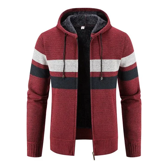 Sudadera De Punto Con Bolsillos De Suéter Para Hombre, Suéte