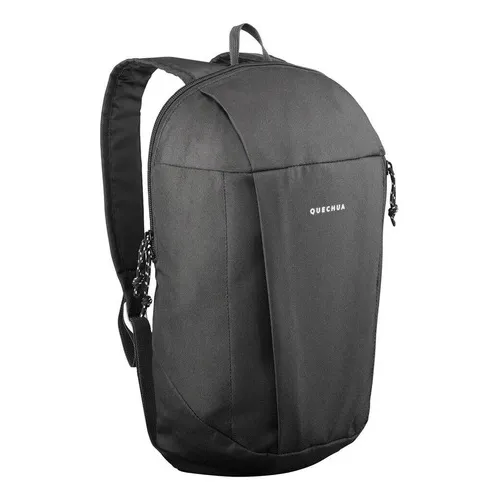 Mochila Quechua Nh100 - 10 Litros - Color Negro Diseño De La Tela Liso