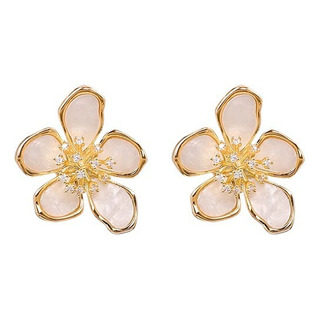 Pendientes Versátiles De Flores De Estilo Coreano Con Forma Pendientes Versátiles De Flores De Estilo Coreano Con Forma