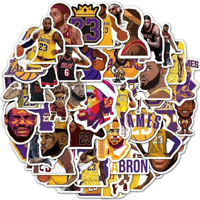 Lebron James - Set De 50 Stickers / Calcomanias / Pegatinas