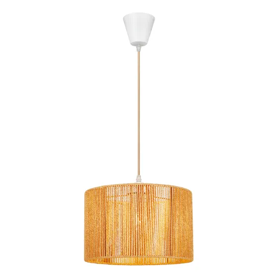 Lámpara Colgante Artesanal Fibra D30cm