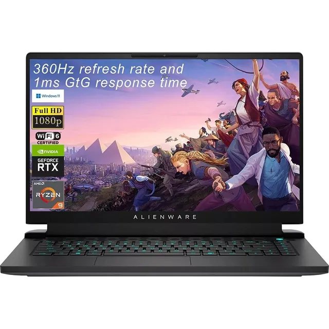 Alienware M15 R5 15.6 Fhd Gaming Laptop-amd Ryzen R9-16gb