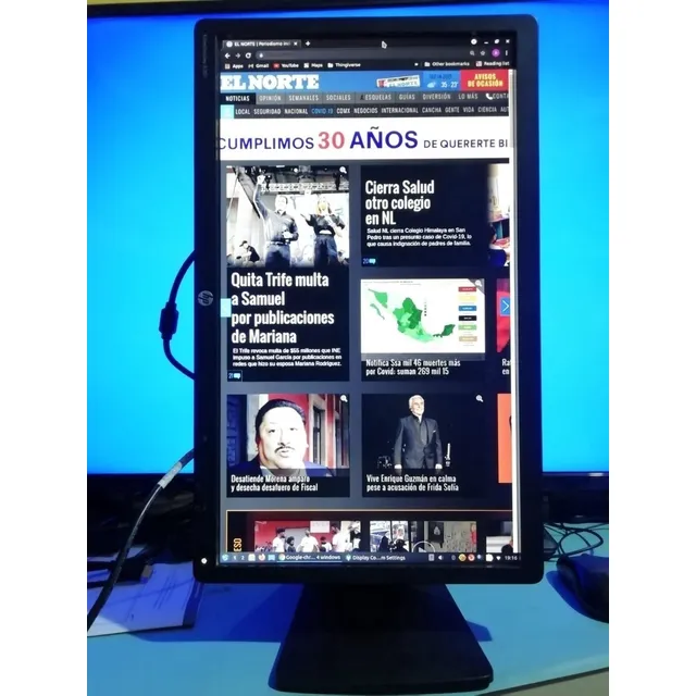 Monitor Con Retroiluminación Led Hp Elite Display E201 De 20