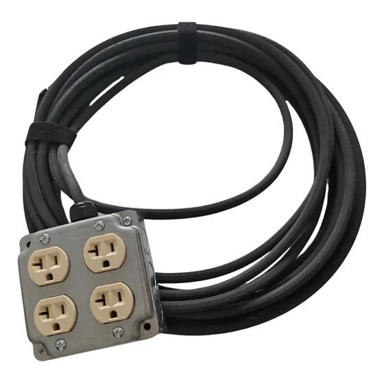 Extension Uso Rudo Cca Cal 2x12 Con 4 Contactos 10m