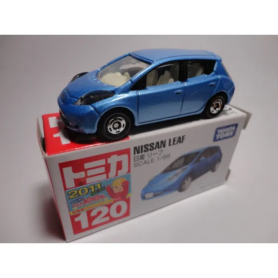 Tomica Nissan Leaf (primera Generacion) Escala 1/68 Azul