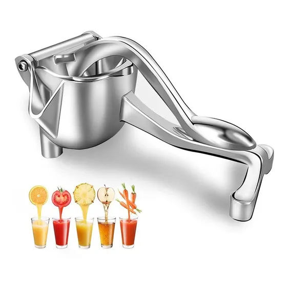 Exprimidor Manual Fruta Limon Mano Aleacion Aluminio Facil