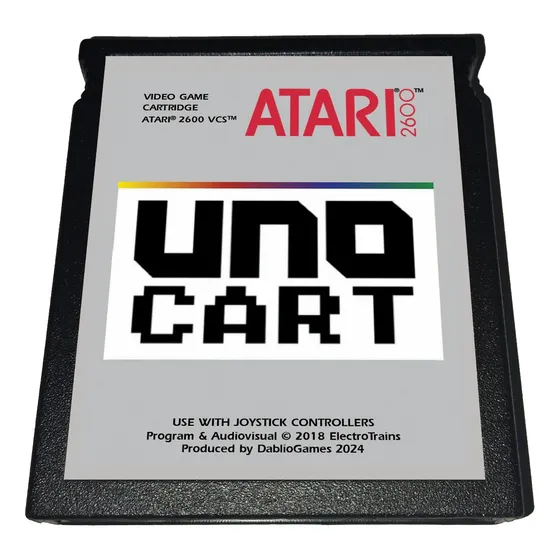 Cartucho Atari 2600 Multijogos Multicart Unocart Pluscart Everdrive Todos Os Jogos No Cartão Sd