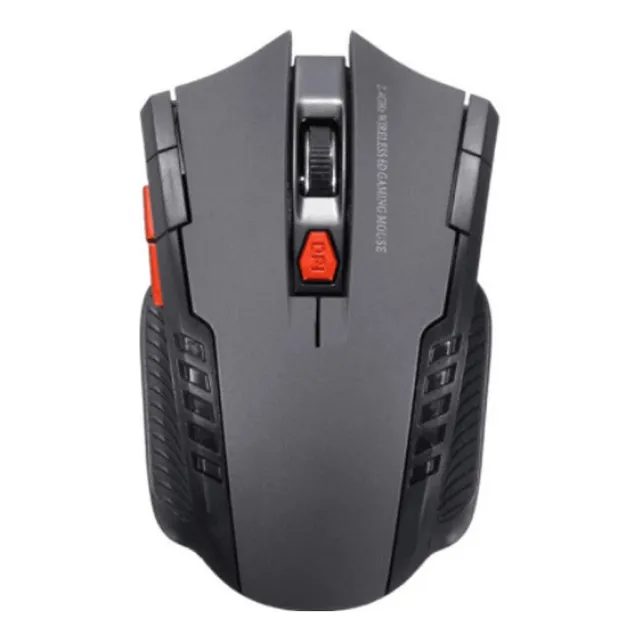 Ratón Inalámbrico Para Juegos Con Receptor Usb De 2,4 G Y 6 