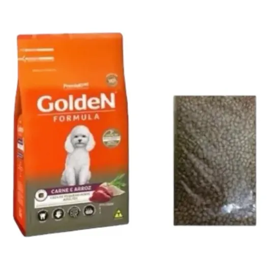 Ração A Granel 3 Kg Golden Cães Adultos Raças Pequenas Carne