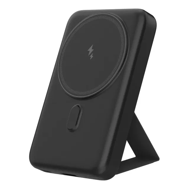 Auskang Power Bank Magsafe 10000 Mah, Cargador Magnético Inalámbrico Portátil, Batería Cargador 22.5 W Pd De Carga Rápida Usb C, Banco De Energía Para iPhone 16/15/14/13/pro/mini/pro Max - Negro