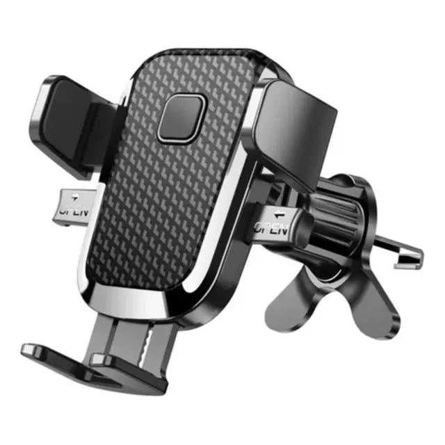 Soporte Celular Auto Rejilla Giratorio Para iPhone Samsung