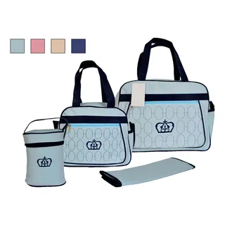 Kit Bolsa BebĂȘ Maternidade Frasqueira Trocador Bordada 601 Kit Bolsa BebĂȘ Maternidade Frasqueira Trocador Bordada 601