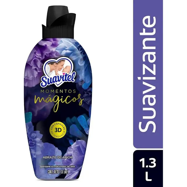 Suavizante Ropa Suavitel Momentos Mágicos Abrazo Amor 1.3L