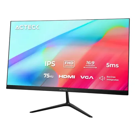 Monitor 24.5 Acteck Captive Vivid Sp245 5ms 75hz Full Hd Ips Led Altavoces Integrados Hdmi Ac-943178