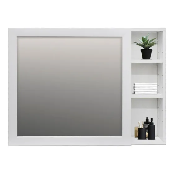 Gabinete Organizador Botiquin De Baño Con Espejo Minimalista