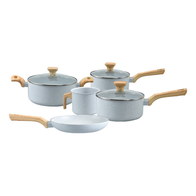 Conjunto 5 Panelas Indução Mimo Style Pratic Cook Grafite Conjunto 5 Panelas Indução Mimo Style Pratic Cook Grafite