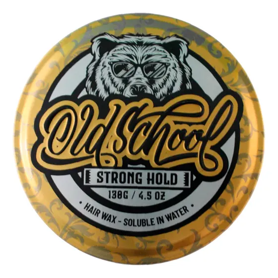 Cera Old School Antiácida Cuídalo Y Moldea Tu Cabello 130g