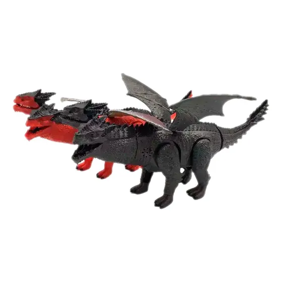 Dragon 2 Cabezas Dinosaurio 42cm R/c Control Remoto Juguete