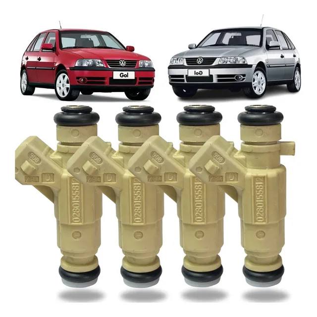 Jogo 4 Bicos Injetores Vw Gol G2 1.0 8v Special 0280155812
