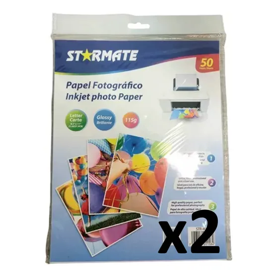 Papel Fotográfico Profesional Starmate 50 Hojas